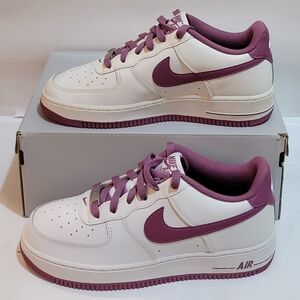 Nike Air Force 1 Low 06‎ GS White / Mauve Size 6.5 Youth / 8 Women's